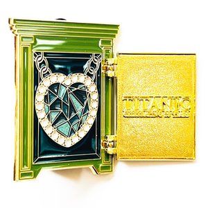 Disney Titanic 25th Anniversary Heart Of The Ocean Necklace Safe Limited Release